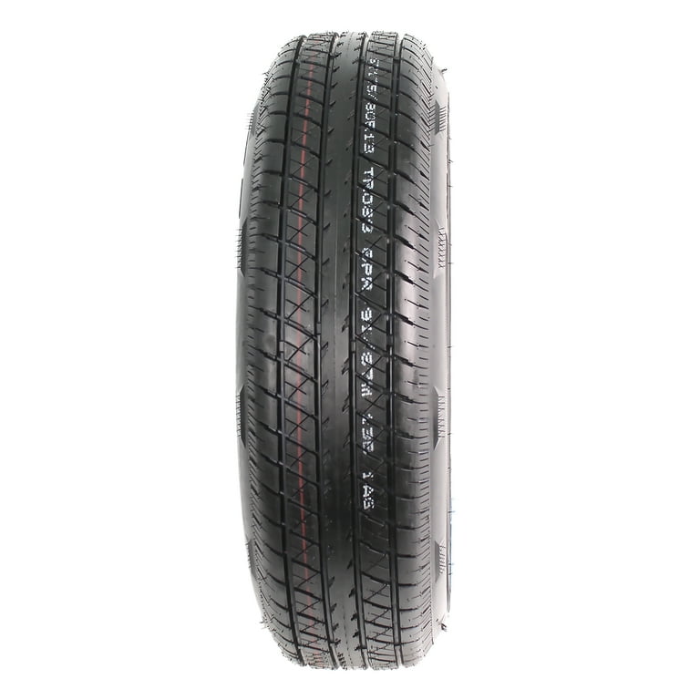 2-Pack eCustomhitch Radial Trailer Tire & Rim ST175/80R13 13 2-Pack eCustomhitch Radial Trailer Tire & Rim ST175/80R13 13