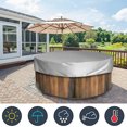 thumbnail image 4 of Housse de Baignoire Imperméable Extérieure Housse Universelle pour table et Chaises Extérieure Anti-Poussière et Protection Solaire, 4 of 5