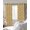 Yellow, variant on Yellow Beige Bee Blackout Curtains for Bedroom/Living Room, Thermal Insulated Kitchen Curtains, Spring Floral Elegant Pastoral Flowers Grommet Darkening Window Treatment Drapes 27.5"x39"x2