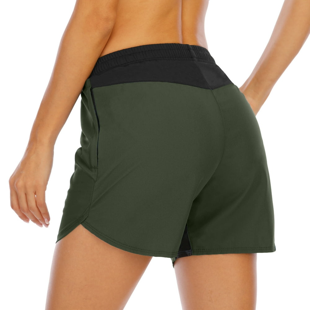 fleece shorts with zipper pockets