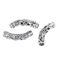 thumbnail image 4 of 3 piezas de tubo de plata tibetana encanto espaciador suelto  hallazgos de joyería ( Talla L Zulema Perlas de tubo, 4 of 8