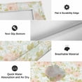 thumbnail image 6 of Beige Flowers Outdoor Rug for Patio/Deck/Porch, Non-Slip Large Area Rug 5 x 7 Ft, Farmhouse Botanical Floral Green Leaves Indoor Outdoor Rugs Washable Area Rugs, Reversible Camping Rug Carpet Runner, 6 of 8