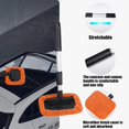 thumbnail image 4 of GHSDFBB Car Glass Cleaner Wiper,Car Windshield Cleaning Tool, Microfiber Car Window Cleaner with Extendable Handle,Auto Glass Wiper Kit(Orange Square), 4 of 6