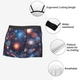 thumbnail image 3 of Sikiie Fireworks1 Print Men's Boxer Briefs, Elastic Waistband Boxer Briefs Leggings-Medium, 3 of 5