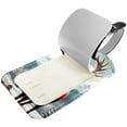 thumbnail image 2 of Square 2Pack PU Leather Christmas Elk Cruise Luggage Tag with Privacy Cover and Name ID Tag for Travel Handbags Backpacks Luggage Tags, 2 of 6