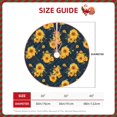 thumbnail image 2 of Salouo Blue Striped Sunflower A Christmas Tree Skirt 36" Farmhouse Christmas Decorations Snowman Xmas Tree Skirt Tree Mat for Holiday Party Decor, 2 of 8