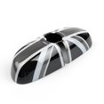 thumbnail image 1 of Black Union Jack Flag Rear View Mirror Cover for 2014~ for BMW Mini Cooper F56 F55, 1 of 5