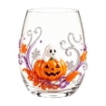 thumbnail image 2 of YSBDLQE Halloween Glassware Unbreakable – Ghost Pumpkin Printed Tumbler for Party Drinks, Daily Refreshments, Durable Halloween Decor for Home and Office,C, 2 of 7