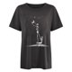 thumbnail image 5 of Moda Mujer Damas Cayó Hombro Mangas Impresión suelta Manga corta Top Pullover Tops Pompotops hfajkhk139627, 5 of 8