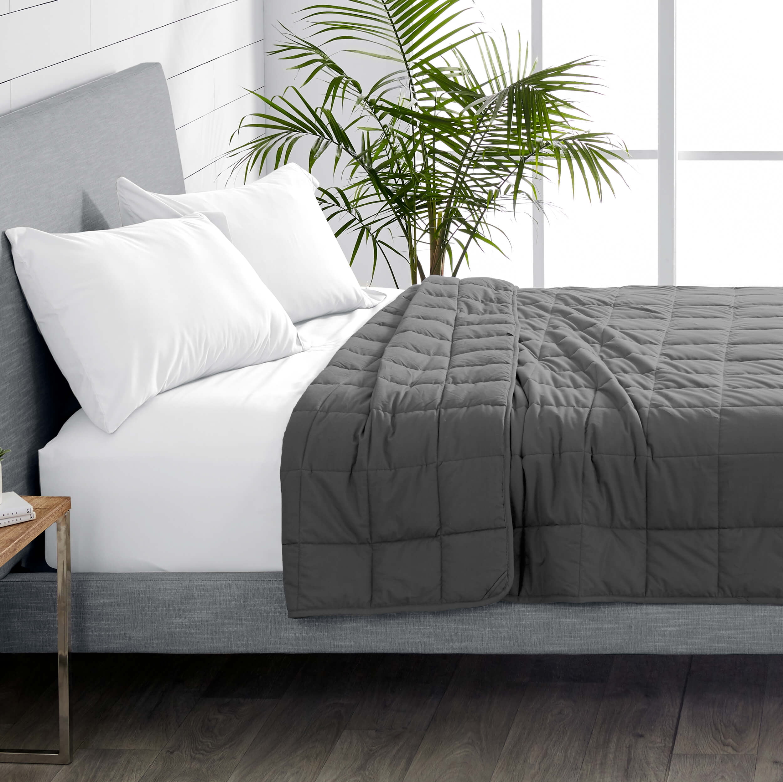 Bare Home Weighted Blanket 25lb (80"x87"), Heavy Blanket for Sleeping