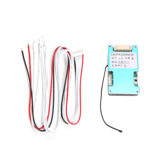 Placa de protección de batería de litio BMS 7S 24 V 18650 Balancer BMS Banco de carga para motocicleta Scooter Como se muestra