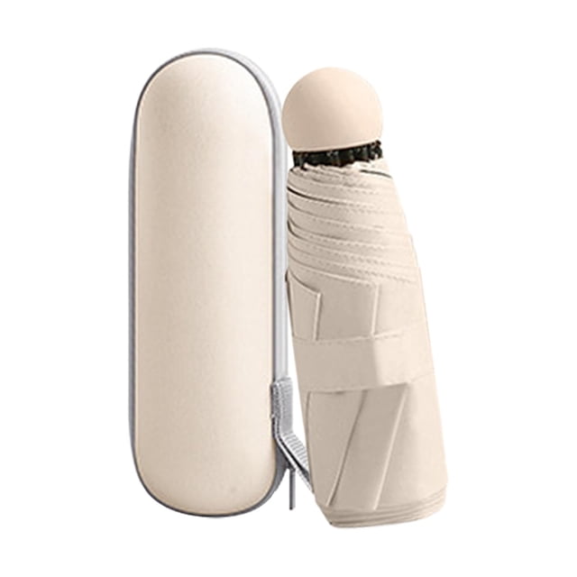 Mini Paraguas Sunnimix para Monedero Compacto para Exteriores Beige