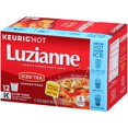 Luzianne Unsweetened Iced Tea, Single Serve KCup Pods, 12 Count