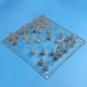 thumbnail image 2 of 25x25cm Glass Chess Set Elegant Design Durable Build Fully Functional 32 Frosted And Clear P, 2 of 4