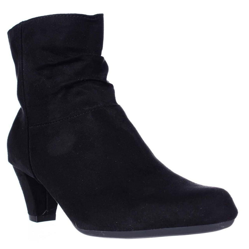 Aerosoles - Womens Aerosoles Shore Fit Ankle Boots - Black - Walmart.com - Walmart.com