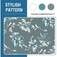 thumbnail image 2 of Stretch Dining Chair Covers Set of 4 Chair Covers for Dining Room Parsons Chair Slipcover Chair Protectors Covers Dining, Feature Modern Floral Printed Design, Green, 2 of 6