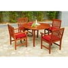 Delahey 5-Piece Round Dining Set