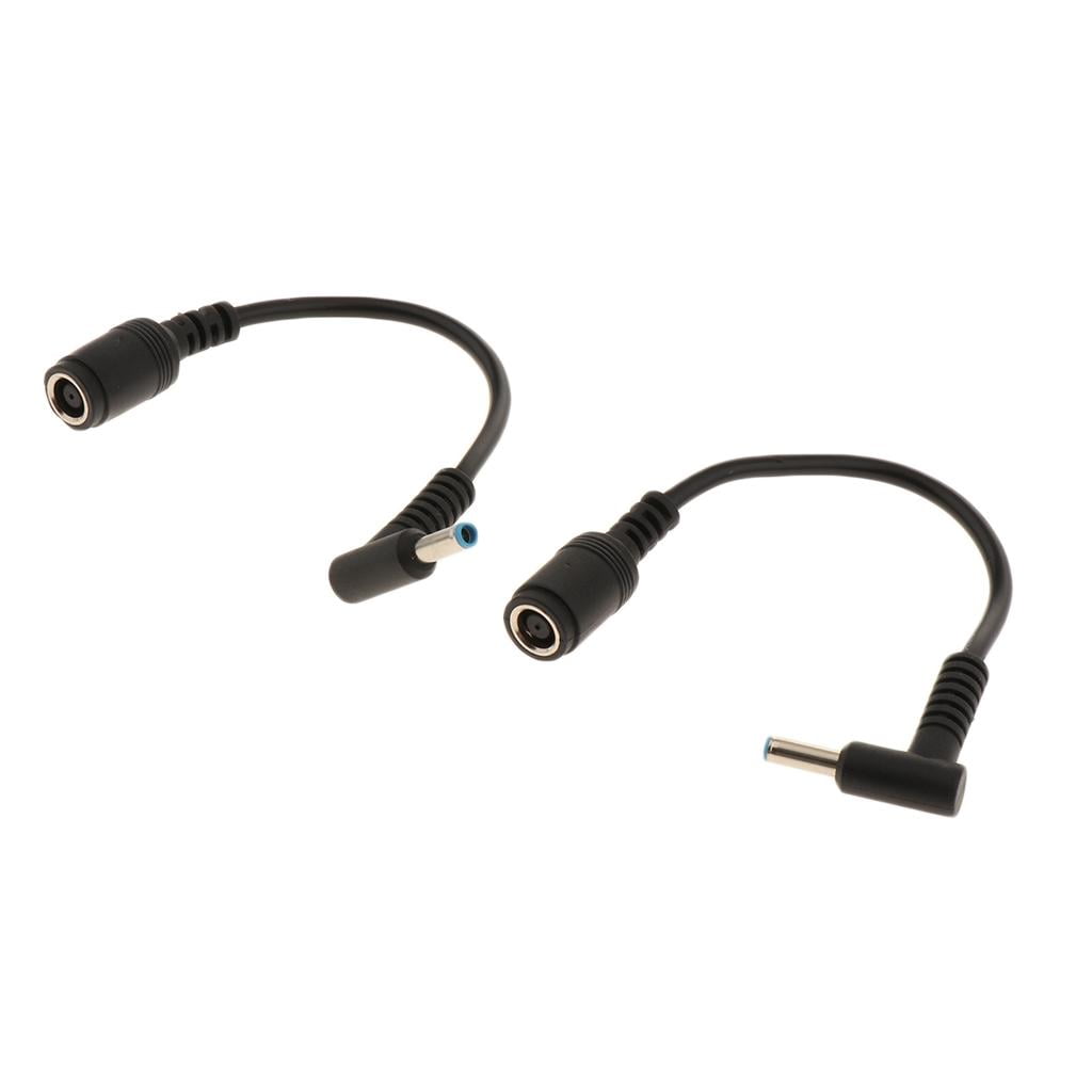 DC Power Adapter Cable 5.5x2.5mm Male 90° to 5.0x3.0mm Male For Camcorder Camera 