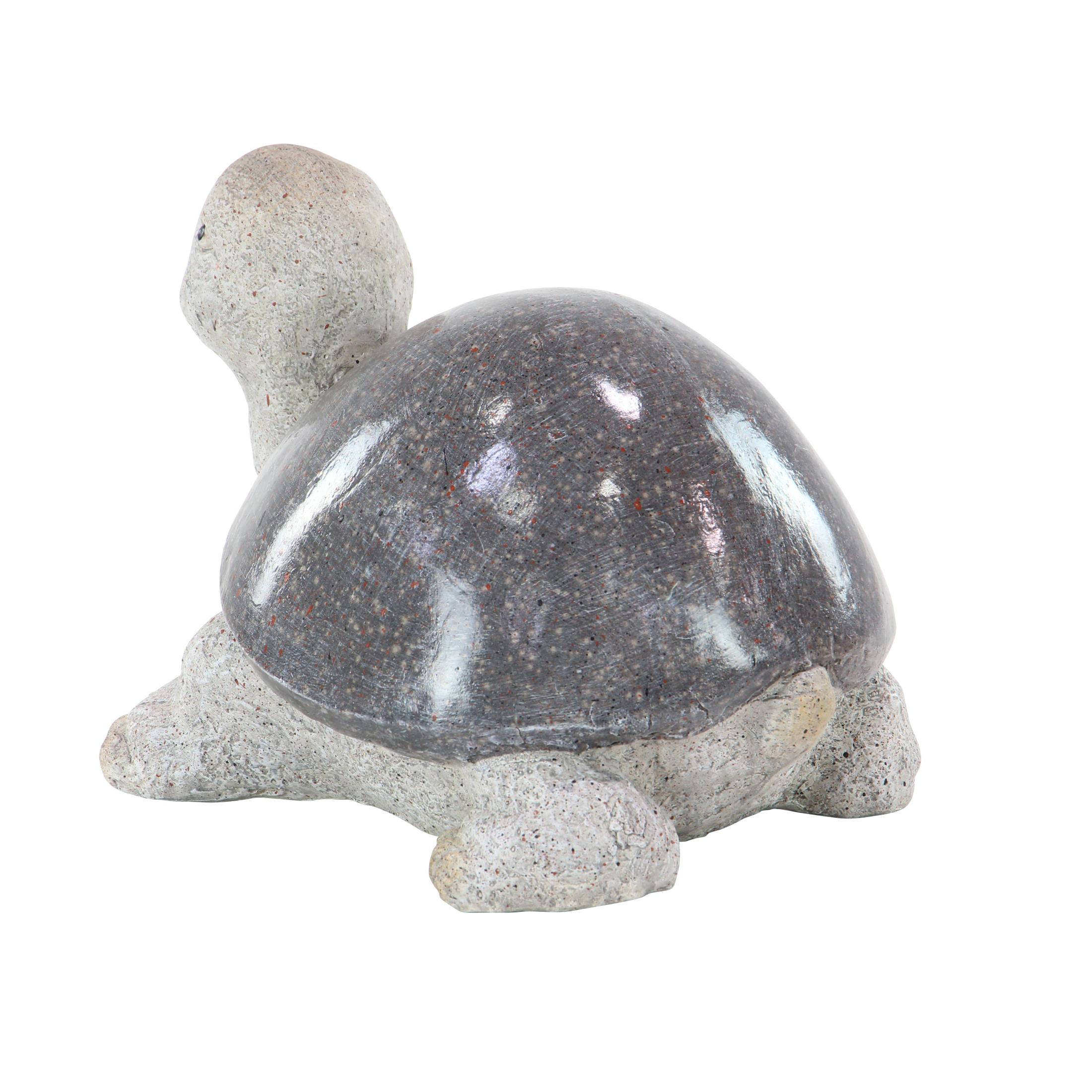 DecMode 10" Indoor Outdoor Turtle Garden Sculpture
