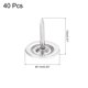thumbnail image 2 of Uxcell 40Pack 11mmx13mm Flat Head Decorative Upholstery Tacks Furniture Nails, White, 2 of 7