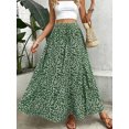 thumbnail image 7 of Musefolio Women’s Small Floral Print Long Skirt Resort Style A-Line Maxi S-2XL, 7 of 7