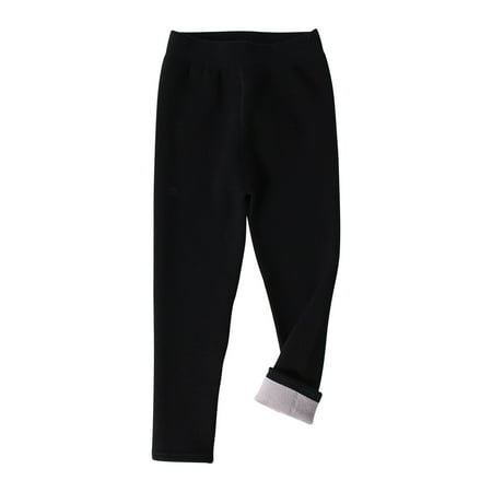 

Odeerbi Girls Leggings Autumn Winter Baby Elastic Pants Printed Brushed Warm 2024 Casual Leggings Black