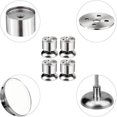 thumbnail image 2 of Juego de 4 patas ajustables para muebles, patas de mesa de acero inoxidable con goma M, 2 of 5