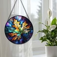 thumbnail image 4 of 89Bloom Oak Leaf Window Hanging Stained Glass, Oak Leaf Suncatchers for Windows Stained Glass, Stained Glass Oak Leaf suncatcher, 4 of 7