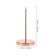 thumbnail image 3 of Miangastore Memo Holder Restaurant Receipt Note Spike Memo Spike Metal Bill Holder Bill Organizer, 3 of 8