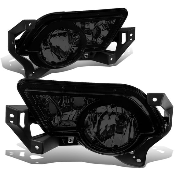 DNA Motoring For 02-06 Chevy Avalanche 1500 2500 w/Cladding Smoked Bumper Fog Light Lamps Pair