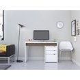 thumbnail image 2 of Nexera Chrono Reversible Desk Panel, Bark Grey and White, 2 of 4