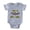 Heather Grey, variant on CafePress - How I Roll Fishing - Cute Infant Baby Football Bodysuit