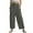 Dark Gray, variant on Girls' Wide Leg Pants Baggy Elastic Waist Drawstring Casual Pants Trendy Loose Trousers with Pockets 5-14 Y