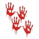 thumbnail image 4 of Reflective Car Stickers with Handprint Design Made of PVC for Creative Decoration Red 2pcs, 4 of 5