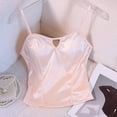 thumbnail image 4 of Tqcoqu Women's Solid Color Suspender Sexy Ventilate Thread Inner Shapewear Top, 4 of 6