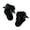 Black, variant on Toddler Baby Girls Bow Socks Breathable Knit Princess Socks for Party, Wedding, Photography