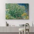 thumbnail image 2 of PixonSign Canvas Print Wall Art Lilac Bush by Vincent Van Gogh Nature Wilderness Illustrations Modern Art Decorative Floral Botanical Minimal Calm/Relax/Cozy Fine Art for Bedroom - 24"x36", 2 of 5