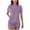 Purple, variant on gbyLJF Women's Workout Clothes Sets Short Sleeve Tops and Bike Shorts 2 Piece Outfits Summer Clothings for Gym Yoga Running