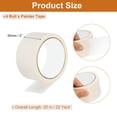 thumbnail image 2 of Uxcell Ruban Adhésif pour Peintres, 4 Rouleaux 22 Yards x 2 Pouces Multi-Surfaces Sans Résidu, Beige, 2 of 6