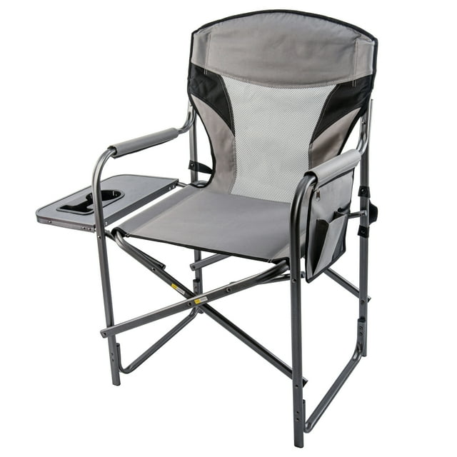 Chaise de directeur Ozark Trail, Capacité jusqu'à 136kg, Polyester durable, Cadre en acier