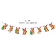 thumbnail image 5 of 1/5 piezas 2,5 m 2023 decoraciones navideñas bandera de dibujos animados bandera de colores diseño de escena de festival navideño bandera de papel de Navidad de Año Nuevo, 5 of 5