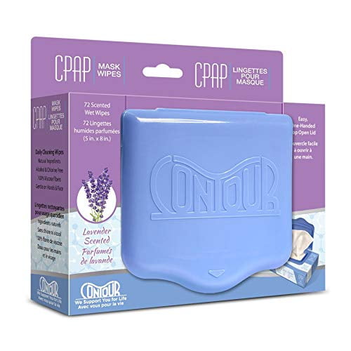 Contour Flat Pack CPAP Wipes, Lavender Scent 72 Wipes/Pack, Qty 1