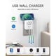 thumbnail image 3 of LENCENT Extensor de Enchufe Múltiple 1875W, Conector Multiple con 3 Salidas y 3 Puertos USB, Cargador de Pared, Multicontacto Enchufe Pared para Hogar, Oficina, Cocina, Dormitorio (Blanco), 3 of 5