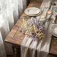 thumbnail image 4 of Wedding Bouquet Artificial Gypsophila Flowers, 20.5in Soft Touch Faux Floral Stems for Bridal Party and Home Vase Decor, Decorative Plastic Floral Sprays, 4 of 5