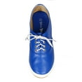 thumbnail image 4 of New Women Nature Breeze Laguna Beach Leatherette Two Tone  Lace Up Sneaker Flat, 4 of 5