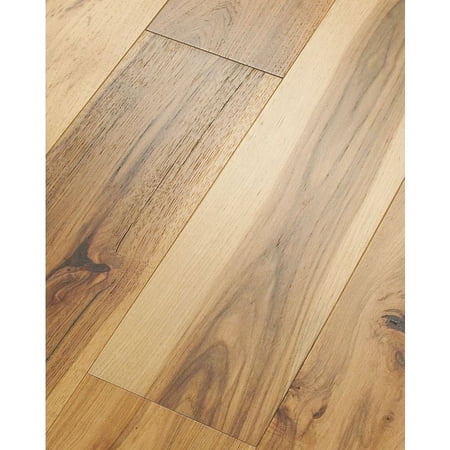 UPC: 0190402125859 | Shaw Floors Fireside  Color Golden Hickory 7.5 in. W x Varying Length  Waterproof Engineered Hardwood Flooring (22.45 sq. ft. / Carton)