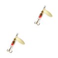 thumbnail image 2 of Wosthever Señuelo duro para río al aire libre, anzuelo triple con púas, aparejos de pesca portátiles con lentejuelas, piezas de repuesto, Oro Tipo 1 2Conjunto, 2 of 6