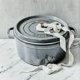 thumbnail image 2 of Staub Cast Iron 5.5-qt Round Cocotte - Graphite Grey, 2 of 9