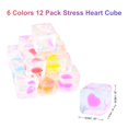 thumbnail image 2 of Juguete para apretar Squishy Stress Cube, paquete de 12, regalo para el día de San Valentín, 2 of 6