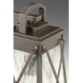 thumbnail image 3 of Progress Lighting Creighton 1-Light Outdoor Wall Lantern, Antique Bronze, Clear Water Glass, 3 of 3